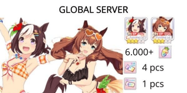 Gambar Product [Global] Starter Account Special Week Summer & Maruzensky Summer 1 - Uma Musume Pretty Derby