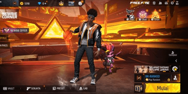 Gambar Product #E2 Akun Baru Free Fire Level 5+ Polos