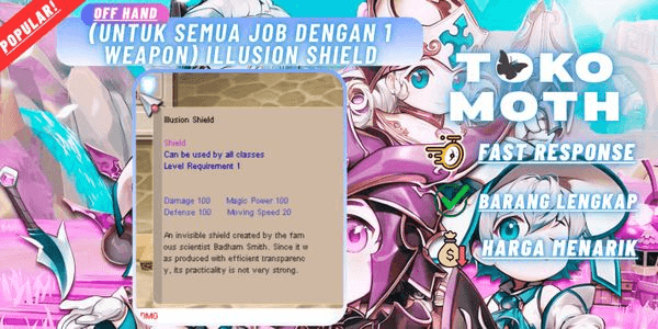 Gambar Product (For all Jobs with 1 weapon) Illusion Shield