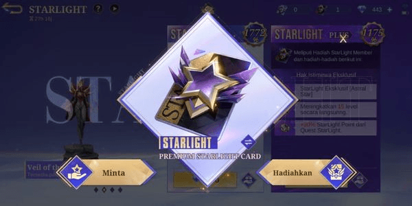 Gambar Product Starlight Premium Card