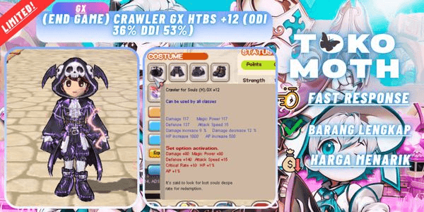 Gambar Product (END GAME) Crawler GX HTBS +12 (ODI 36% DDI 53%)