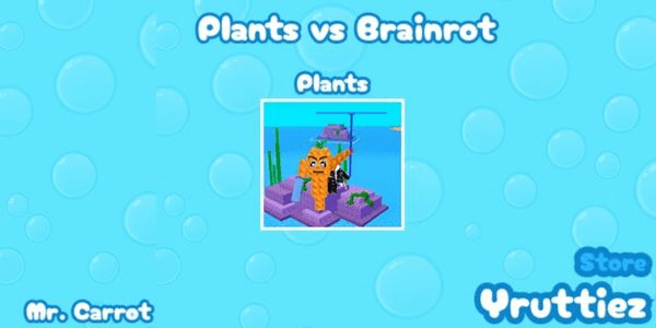 Gambar Product Mr. Carrot | Plants vs Brainrots