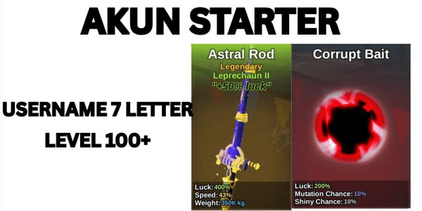 Gambar Product STARTER ACCOUNT ASTRAL + CORRUPT