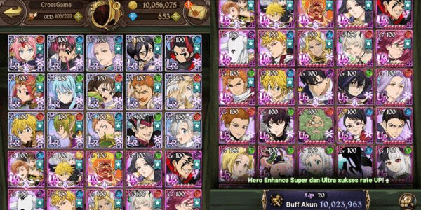 Gambar Product End Game CC 10M+ | 15LR 12UR | Many Collabs | DM 850+ (Asia Code Only)