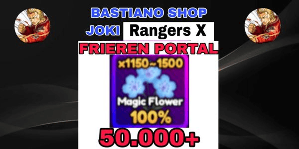 Gambar Product Joki Get 50,000+ Magic Flower | Anime Rangers X