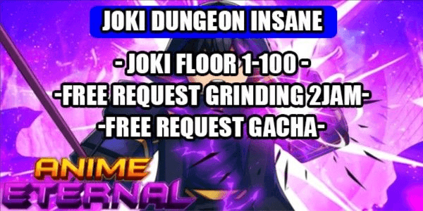 Gambar Product Joki Dungeon Insane