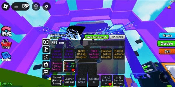 Gambar Product RAINBOW GIRAFFE CELESTE (997K/1s | 4600kKG) / Plants Vs Brainrots