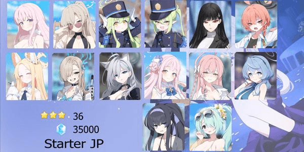 Gambar Product Akun reroll Blue Archive Starter [JP]#6