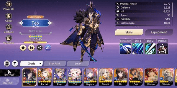 Gambar Product (Global) 21 Legendary Heroes. Teo Tc7 + Rachel Tc1 + Kagura Tc3 + Biscuit + Rin + Colt + Klahan + Silvesta + Orly + Jave + Shane Tc2 + Miho Tc1 - 09