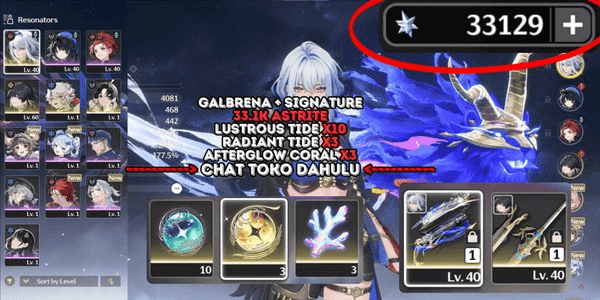 Gambar Product [33.1K ASTRITE][5SSR] GALBRENA + SIGNATURE + LINGYANG + JIANXIN + BLOODPACT + CHECK DESC! [SEA] #A26