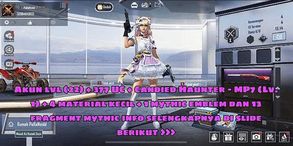 Gambar Product New pubg account + UC