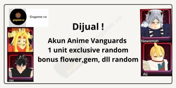 Gambar Product Anime Vanguards Account 1 Unit Guaranteed Exclusive Random
