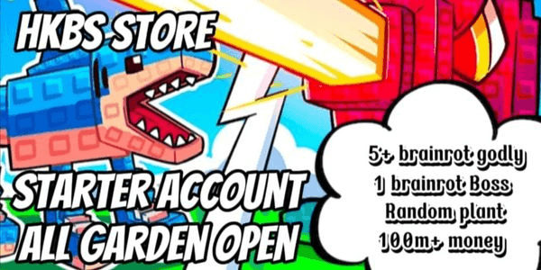 Gambar Product Starter Account (Plant Vs Brainrot) Full info in description!!!
