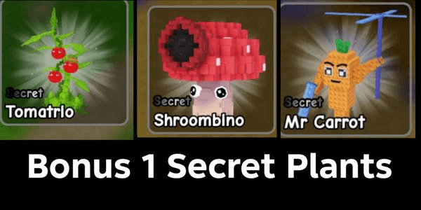 Gambar Product Bonus Account 1 Secret Plants - Plants Vs Brainrots