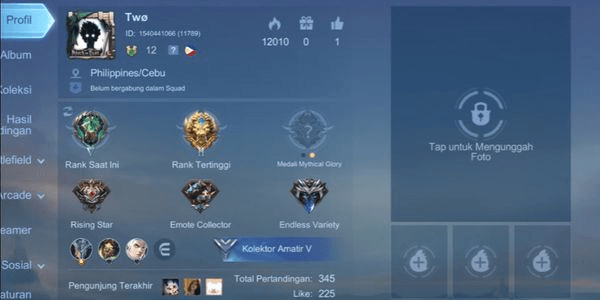 Gambar Product AKUN MOBILE LEGENDS MURAH