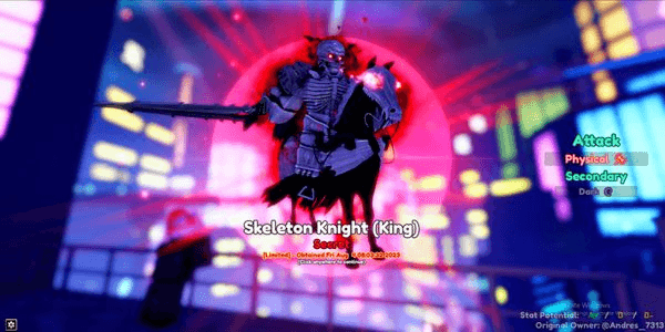 Gambar Product Skull Knight / Skeleton Knight Evo | Anime Adventures