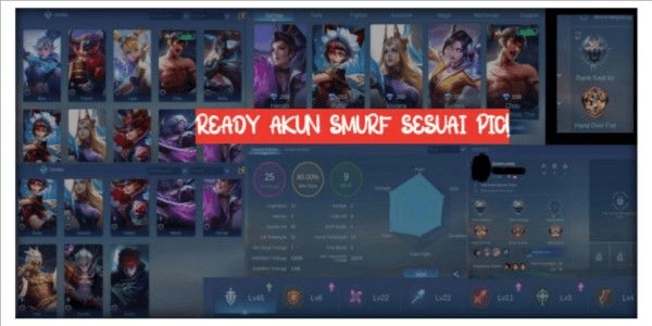 Gambar Product GRANDMASTER ACCOUNT READY FOR MURMER!