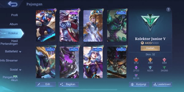 Gambar Product Mobile Legends Floral Knight Ex mythic