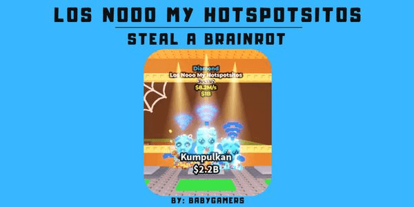 Gambar Product THE NOOO MY HOTSPOTSITOS - STEAL A BRAINROT