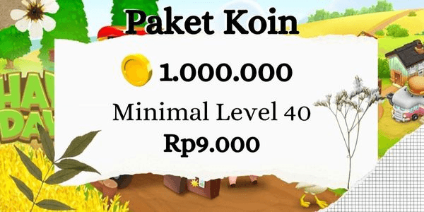 Gambar Product 1 Million Coin Package Level 40+