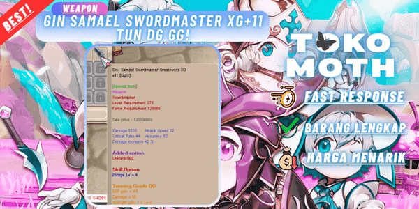 Gambar Product Gin Samael Swordmaster XG+11 tun DG GG!