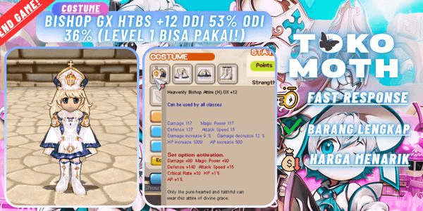 Gambar Product Bishop GX HTBS +12 DDI 53% ODI 36% (Level 1 bisa pakai!)