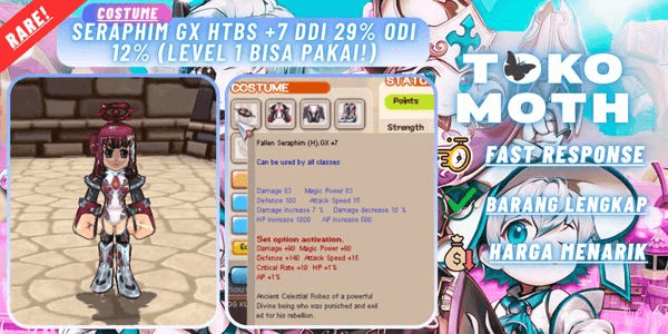 Gambar Product Seraphim GX HTBS +7 DDI 29% ODI 12% (Level 1 bisa pakai!)