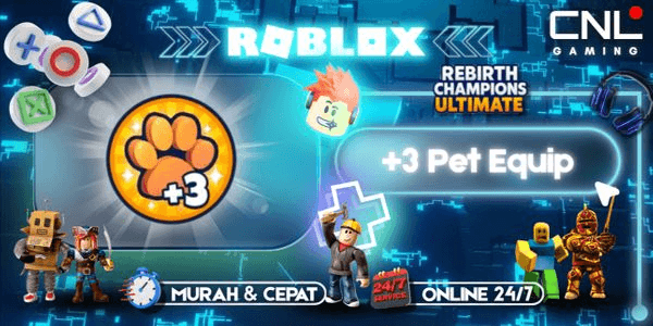 Gambar Product +3 Pets Equipped