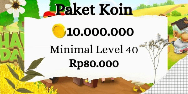 Gambar Product 10 Million Coin Package Level 40+
