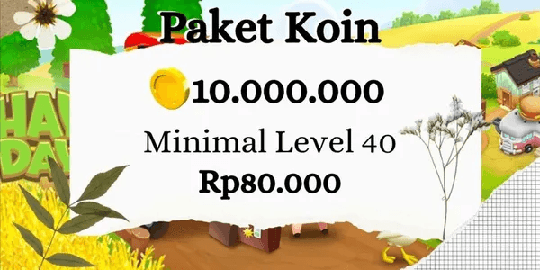 10 Million Coin Package Level 40+