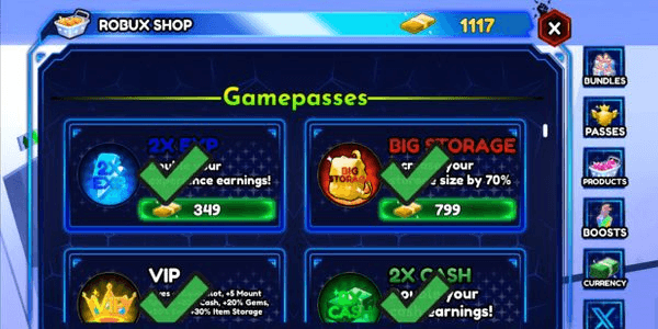 Gambar Product AKUN STARTER LEVEL 580+ | FULL GAMEPASS