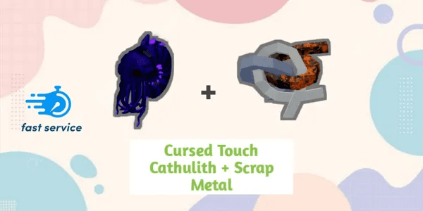 Cursed Touch Cathulith + Scrap Metal - Lucid Rod Material