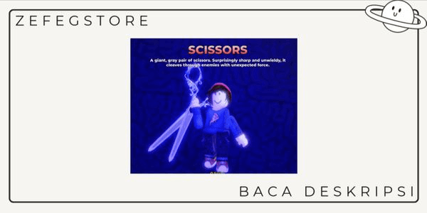 Gambar Product Plain Starter Account Hunty Zombie | Scissors