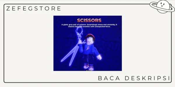 Plain Starter Account Hunty Zombie | Scissors