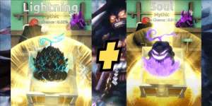 Akun Starter Fruit Battlegrounds - Lightning + Soul
