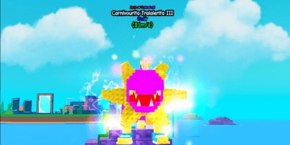 Gambar Product Carnivourita Tralalelita 1m/s - Plants Vs Brainrots