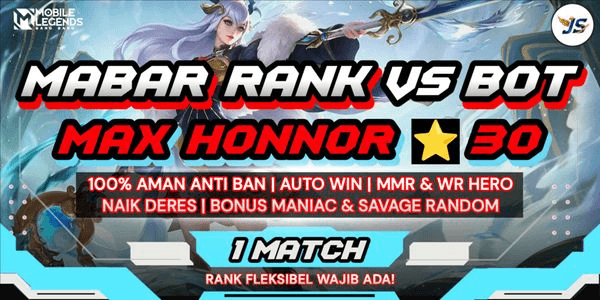 Gambar Product MABAR RANK VS BOT (AUTO WIN)