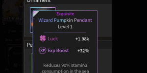 Wizard Pumpkin Pendant (Halloween Event Ornament) - Lootify
