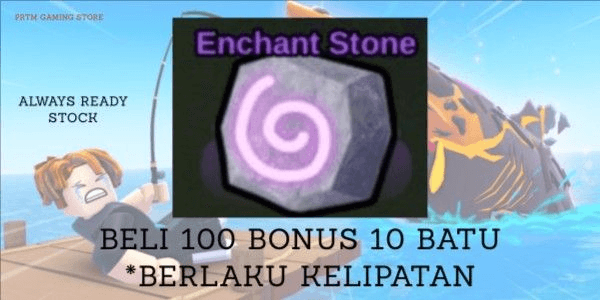 Gambar Product BATU ENCHANT STONE ROD FISH IT! MURAH ADA BONUS