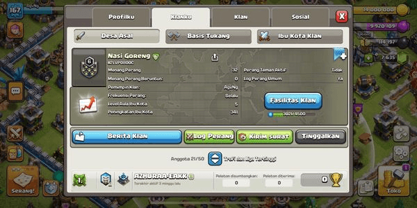 Gambar Product Clan Level 6 Murah Nama Keren