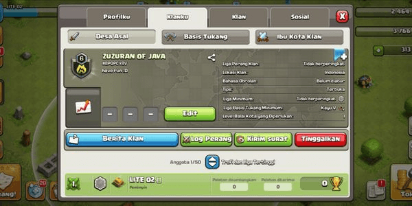 Gambar Product #1 Clan Level 6 Nama Bagus Dan Keren