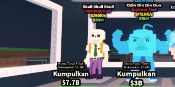 Gambar Product skull skull -Steal A Brainrot