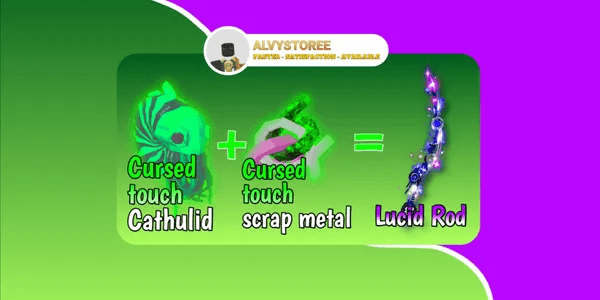 CURSED TOUCH CATHULID | CURSED TOUCH CATHULITH + CURSED TOUCH SCRAP METAL | LUCID ROD SET MATERIAL