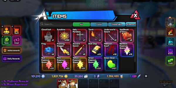 Beli Akun starterd Account AV Shiny Dio + Vanguard Escanor+1200RR Anime ...