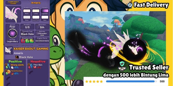 Gambar Product Amaris Full Mutation Double Legendary Potion | Dragon Adventures