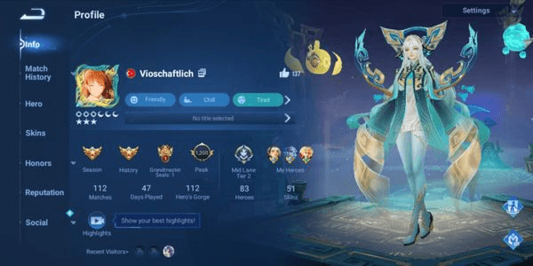 Gambar Product HIGH RANK LUCKY ACCOUNT & SULTAN SKIN