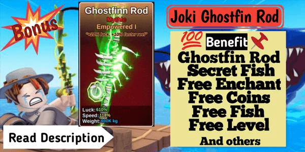 Gambar Product Joki Ghostfin Rod [Read Description] Fish it