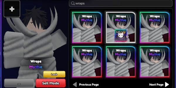 Gambar Product Warps Obita Skin | Anime Vanguards