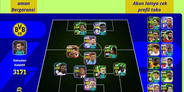 Gambar Product CRUYFF x VINI x THURAM DAN KAWAN KAWAN AKUN EFOOTBALL SIAP MAIN AMAN BERGARANSI | musgem#D10