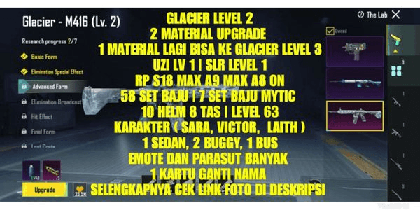 Gambar Product AKUN GLACIER LEVEL 2 VERY CHEAP